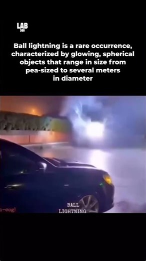 Ball Lightning: The Glowing Mystery Science Still Can’t Explain #shorts #lab360 #balllightning