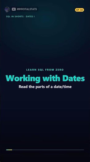 EP16 Get Date Parts in SQL with DATEPART