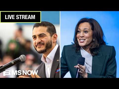 LIVE: Kamala Harris stumps with El-Sayed