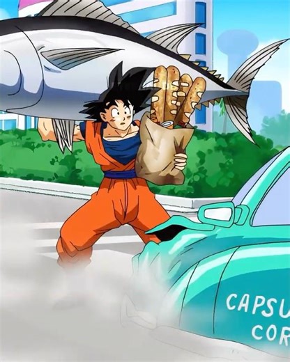 Bulma Hits Goku with Her Car! (1986 vs 2016) | Dragon Ball #shorts