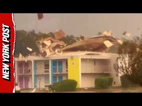 Hurricane Isaias RIPS Hotel Roof Off Like A Bandaid