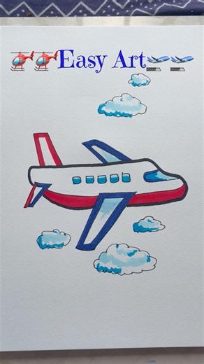 ✈️ Aeroplane 🔥Drawing Ideas For Kids Easy #easydrawing #drawingideas #youtubeshorts #ytshorts #kids