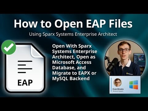 How to Open EAP Files (Sparx Systems Enterprise Architect)