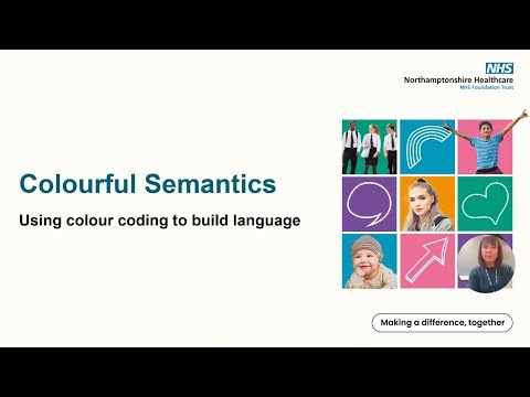 Colourful semantics - using colour-coding to build language