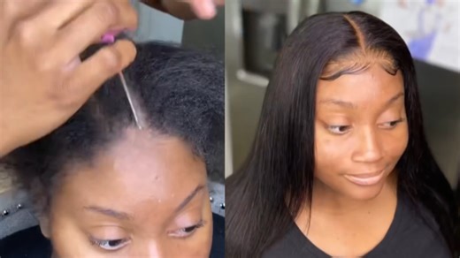 The detail that makes lace closures blend so naturally