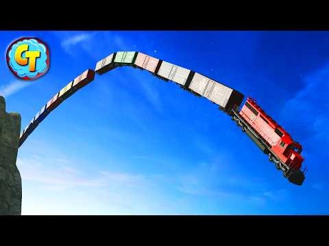 Brutal Railroad Accidents Derailments ✅ BEAMNG.Drive LIVE STREAM