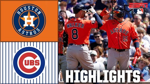 Houston Astros vs. Chicago Cubs | Full Game Highlights | ESPN MLB