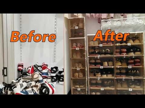 Ultimate Walk-in Closet Makeover: From Shoe Chaos to Luxury Organization in 60 Seconds