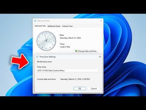 How to Fix Wrong Time on Your Windows Laptop Change Time Zone