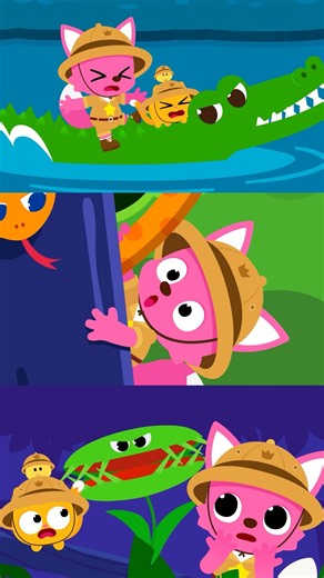 Run from the Spooky Jungle Animals #happyhalloween #singalong