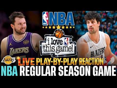 🔴LIVE! LAKERS VS BLAZERS •󠁏 NBA REGULAR SEASON •󠁏 BASKETBALL PLAY-BY-PLAY COMMENTARY & SCOREBOARD