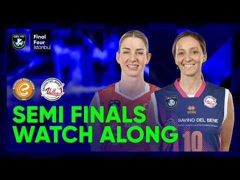 🔴 LIVE WATCH ALONG: Eczacıbaşı Dynavit vs Savino Del Bene SCANDICCI | Semi-Final 2026🎙️