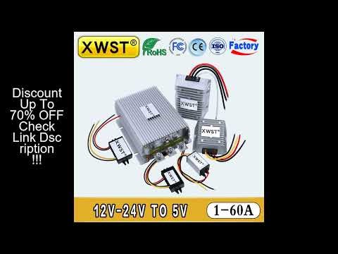 DC DC Buck Converter 12V 24V to 5V Voltage Regulator 1-60A Power Inverter Step Down Transform Module