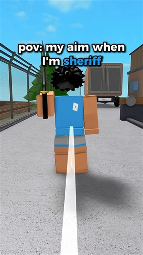 MY SHERIFF AIM IN MM2 💔