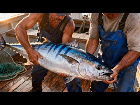Huge Tuna Fish Processing and Filleting Like a Master 🐠🔪