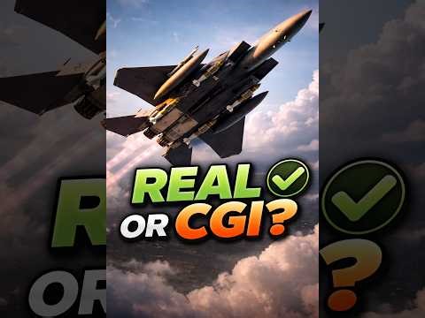 REAL or CGI? Fighter Jet Looks UNREAL 🔥