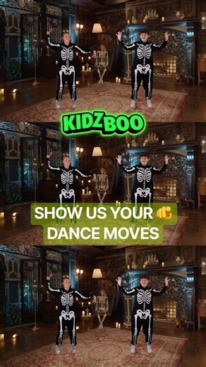 Do the Spooky Scary Skeleton Dance with us 👻🎃🦇 #halloween #dancealong #kidzbop