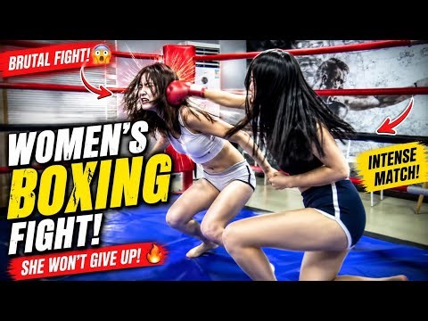 She Refused To Lose 💥 | Intense Boxing Match #womensboxing #fightnight 