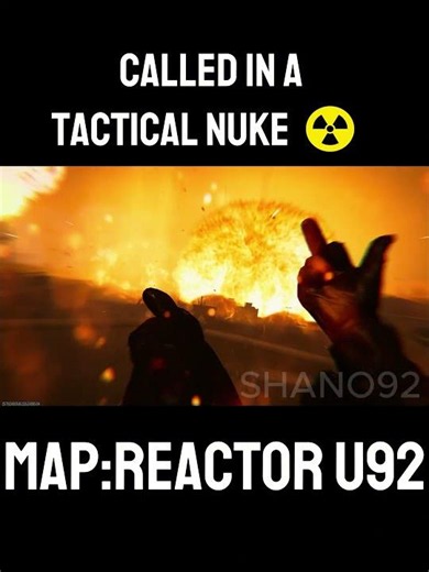 MW4 REACTOR U92 - Tactical Nuke Animation Reveal (4K Gameplay) #MW4 #ModernWarfare4 #tacticalnuke ☢️