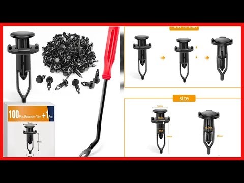 Nylon Fastener Rivet Clips Durable Replacement Clips for Toyota Bumpers and More