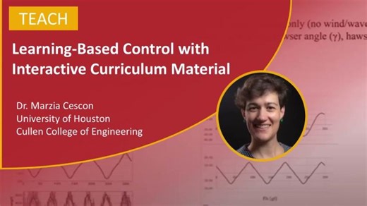 Learning-Based Control with Interactive Curriculum Material | DesignTech Systems