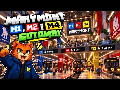 Skończyliśmy rozbudowę stacji Marymont dla linii M2 i M4!