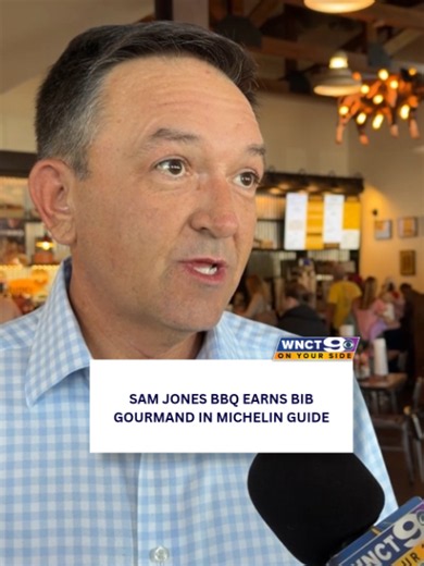 Sam Jones BBQ has earned a Bib Gourmand designation in the second edition of the Michelin Guide American South.