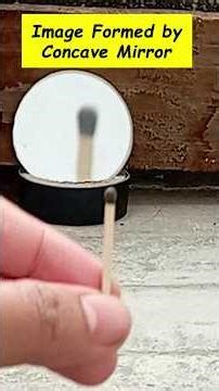 Image formed by Concave Mirror #shorts