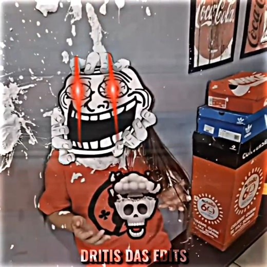 bolo na cara 🔥💀 #troll #edit #trollface #viral