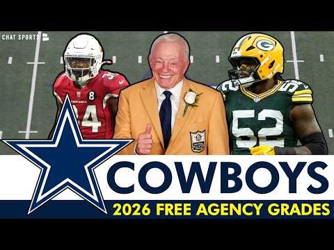 Cowboys Free Agency Grades For 2026 | Tracking The Signings, Re-Signings, Trades & Losses (So Far)