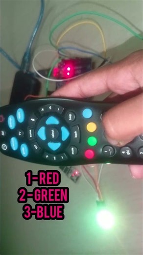 Arduino IR Remote Controlled RGB LED Project #arduinouno