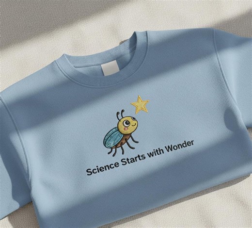 Custom Science Starts With Wonder Cute Insect Design, Educational Humor Graphic for Curious Minds and Nature Lovers - Etsy UK