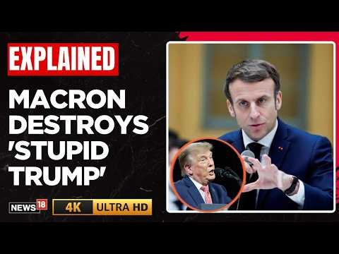 French President Macron SLAMS Trump’s ‘Stupid’ Claims Over France Riots | Immigration Row | 4K