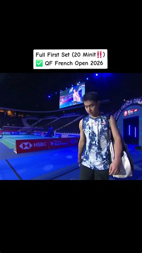 Goh Sze Fei & Nurizzuddin vs Kim Seo: Full First Set French Open 2026 (20 Minit)