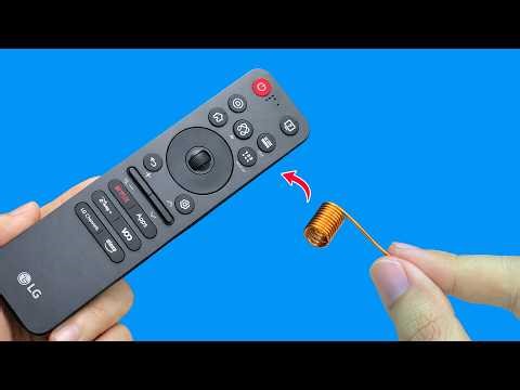 Don’t Throw Away Your Remote Control! Put a Copper Coil Inside It and See What Happens