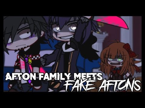 Afton Family Meets FAKE AFTONS | Gacha Afton Family | Gacha FNaF | Gacha Club | GCMM