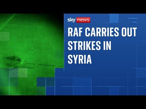 RAF carries out strikes on suspected weapons stockpile ⁠previously used by Islamic State in Syria