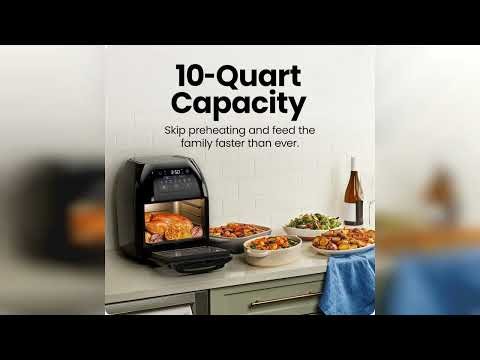 Overview: CHEFMAN Multifunctional Digital Air Fryer+ Rotisserie, Dehydrator, Convection Oven, 17...