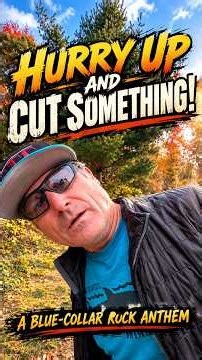 HURRY UP AND CUT SOMETHING! 🎸 - A Chainsaw Rock Anthem #Shorts #Chainsaw #PutneyRidgeApiary
