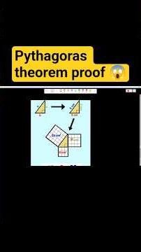 Pythagoras Theorem Proof I Step-by-Step Activity I Maths with Concept #maths #pythagoras#shorts