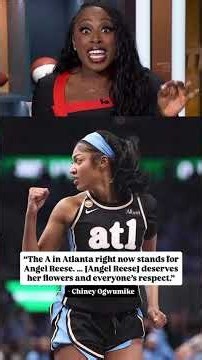 Chiney is ALL in on Angel Reese 🔥