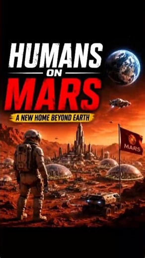 Humans On Mars 🚀 | Future of 2060 #space #mars #shorts