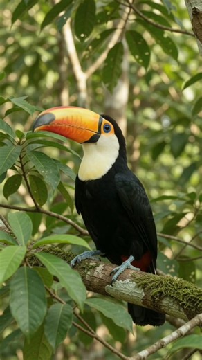 Inside a Toucan’s Hidden Tree Home! 🦜🌳 | Toucan Lifestyle #Shorts