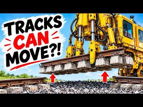 How Railroads Straighten Tracks Without Rebuilding Them