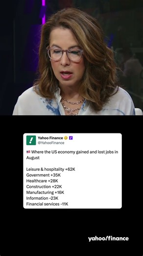 Where the US economy gained and lost jobs in August. 🇺🇸