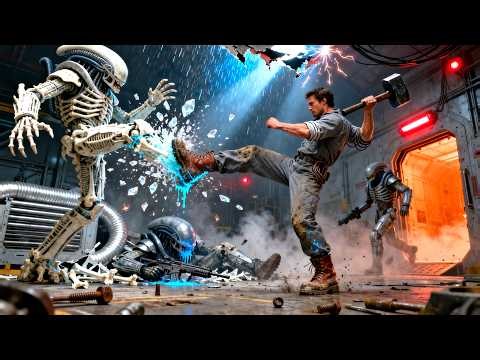 His Boot Delivered 180,000 Newtons to the Weakest Point — The Alien's Knee Shattered Like Bone China