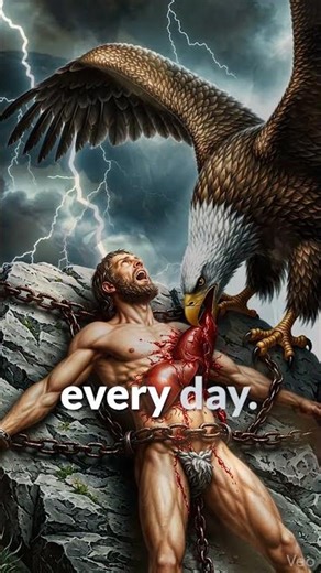 Zeus’ Cruelest Curse: The Story of Prometheus🔥#darkhistory