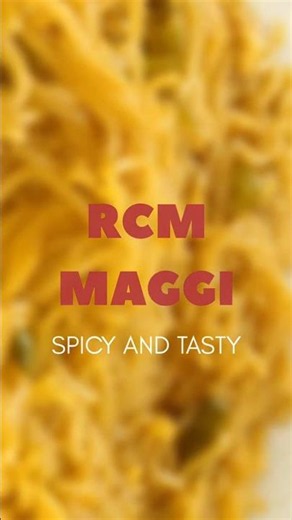 RCM Masala Maggie#RCMMaggie #MasalaMaggie#MaggieLover #MaggiRecipe #FoodReels #Foodie #HomemadeFood