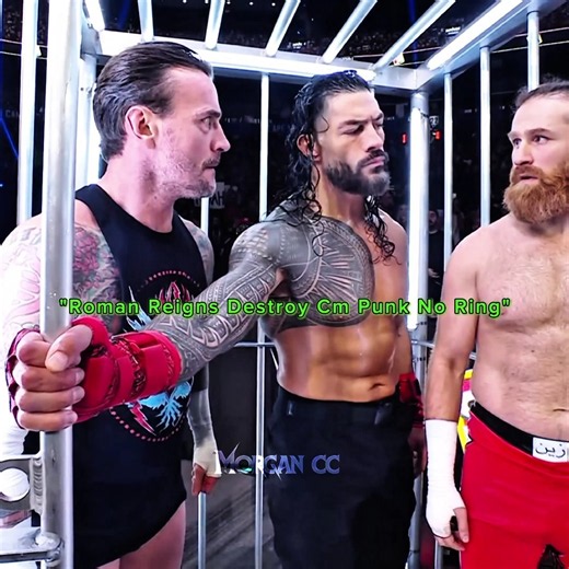 Roman Reigns Destroy Cm Punk No Ring || #wwe #edit #cm #viral #shorts