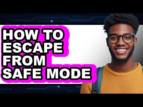 How to Escape from Safe Mode (easy Method)